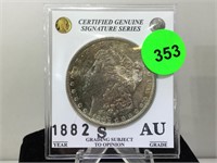 Silver Signature Series Morgan Dollar 1882-s