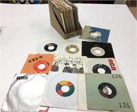 60 Assorted 45 Vinyl Records