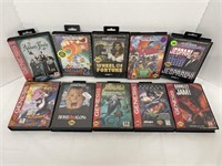 SEGA GENESIS LOT OF 10 GAMING CASES - CASES ONLY