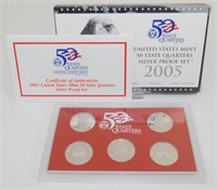 2005 U.S. Silver Quarter Proof Set