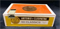 Vintage Antonio Y Cleopatra Empty Cigar Box