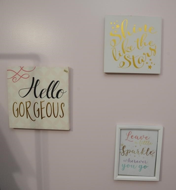 3PC WALL DECOR