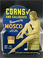 Vintage countertop advertisement Mosco