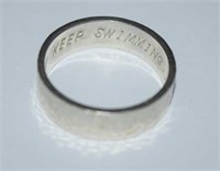 Sterling Silver James Avery "Just Keep Swimming"