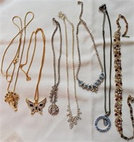 Chain necklaces - with bling pendants