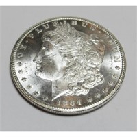 1884 CC  BU   Key Date Morgan Dollar