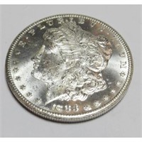 1883 CC  BU KEY DATE Morgan Dollar