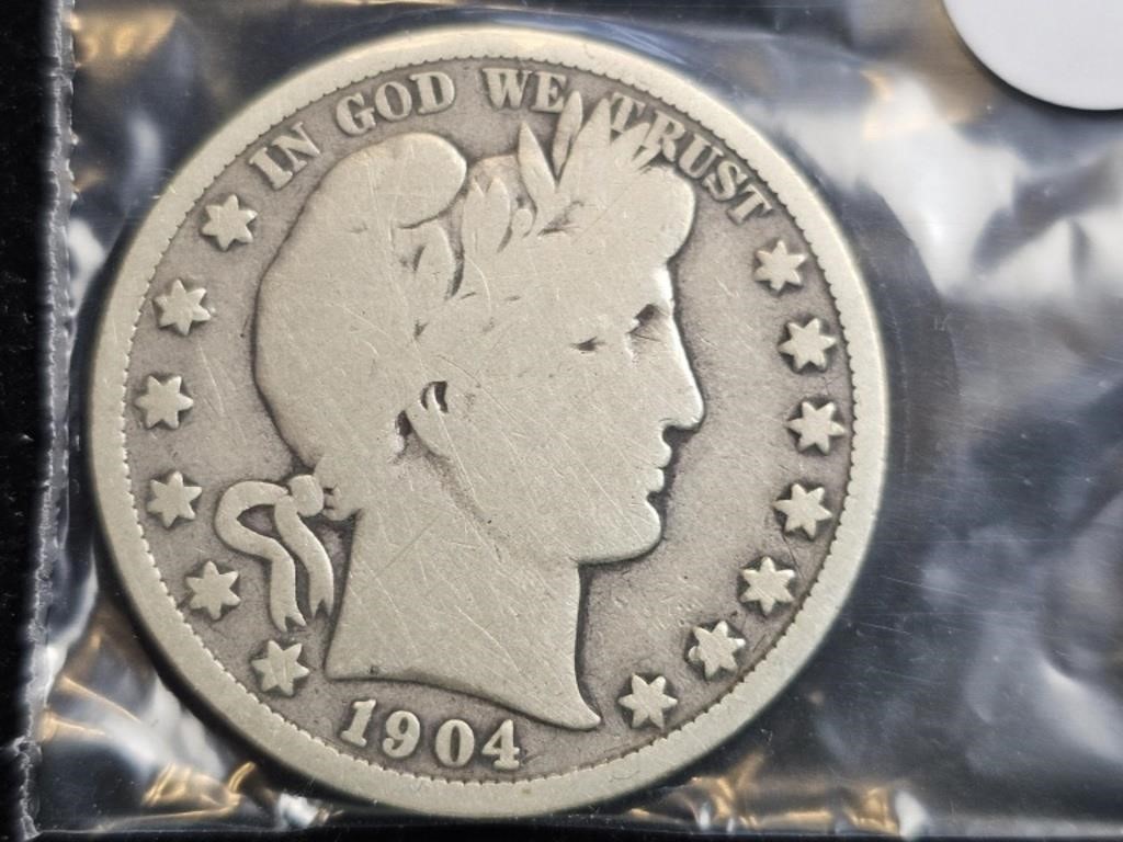 1904 Barber/Liberty Head Half Dollar