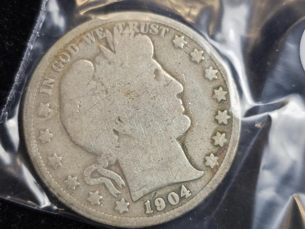 1904 Barber/Liberty Head Half Dollar
