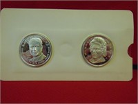 (1) American Negro STERLING SILVER Medals