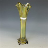 NW Olive Green Four Pillars Vase