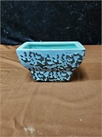 Black and blue McCoy planter approx 5 inches long