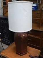 Table Lamp & Tall Vase