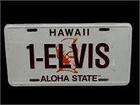 Hawaii Aloha State 1-ELVIS License Plate Tag