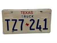 Texas Truck License Plate Auto Tag