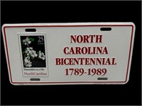 1989 North Carolina Bicentennial Post Office Tag