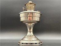 BIG Vintage Aladdin Kerosene Lamp - nickel plated