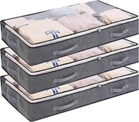 3 PACK Under Bed Clothes Storage Containers