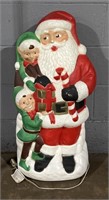 (SM) Blow Mold Santa 32 Inches Tall