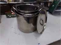 Stainless stock pots