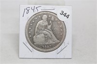 1845P Seated Liberty Dollar