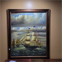 Large Maritime Themed Artwork Collection