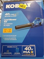 Kobalt 40 V Max  Leaf Blower Kit.