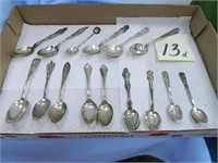 (15) Sterling Souvenir Spoons