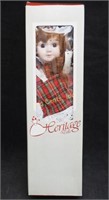 Porcelain 17" Heritage Doll - Red Hair