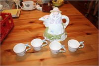 Mary Mary quite contrary tea set