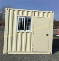 BRAND NEW 9' STORAGE CONTAINER WITH DOOR