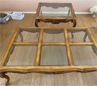11 - COFFEE TABLE & 1 SIDE TABLE