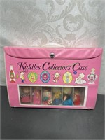 Kiddles collectors case with 15 dolls