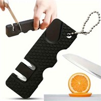 1pc Mini Portable Knife Sharpener, Plastic, 3.66-e