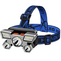 Rechargeable LED Headlamp with Five Bright Heads e