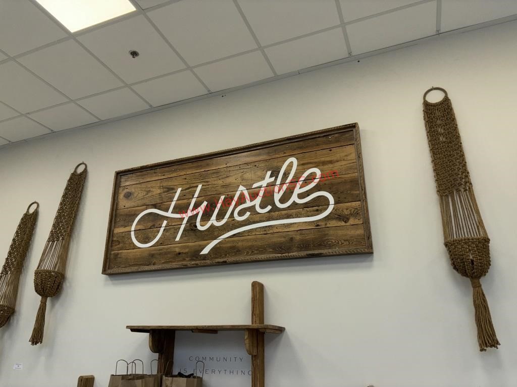 CUSTOM - WOODEN SIGN - 72 X 30