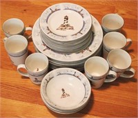 25 pc. Lighthouse Today's Home China Set
