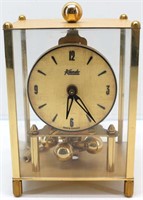 KUNDO Brass & Glass Mantle Clock- Made in Germany