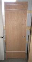 Oak interior door with jam. Measures 82" x