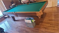 Leisure Bay Slate Wooden Pool Table w/sticks