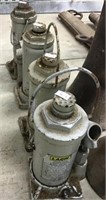 Three 6-ton Bottle Jacks And One 8-ton