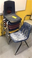 (8) STACKING CHAIRS