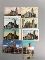 Lot of eight St. Thomas City Hall postcards.