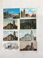 Lot of eight City Hall ST. THOMAS postcards.