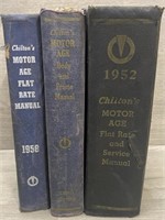 (3) Chiltons Auto Manuals