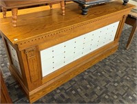 Refinished Antique Oak Store Counter
