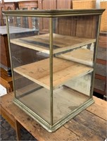 Large Nickel Plated Store Display Case