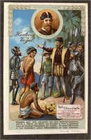 Explorer, PIZARRO: Rare Chocolate Card (1909)