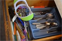 Contents of  Kitchen Drawer - Silverware/Knives