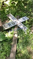 Rail Road crossing sign